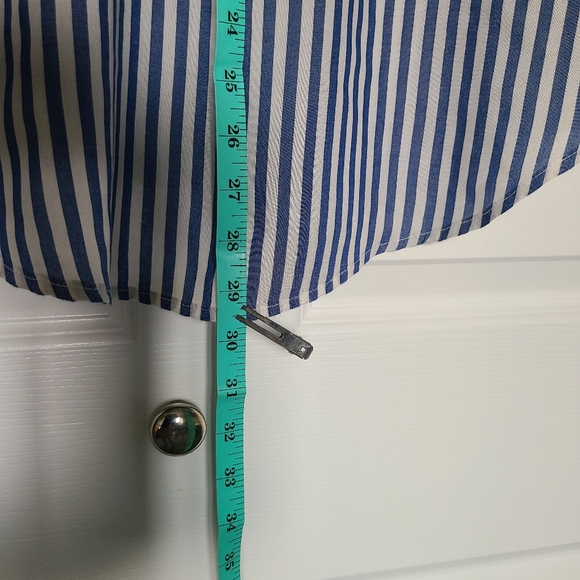 SWEET WANDERER Blue/White Striped Shirt - Picture 4 of 4